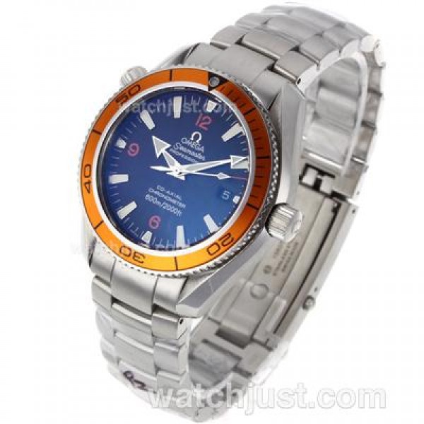 Omega Seamaster Planet Ocean Swiss ETA 2892 with Orange Markers and Bezel S/S