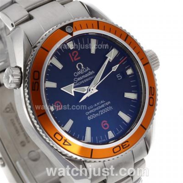 Omega Seamaster Planet Ocean Swiss ETA 2892 with Orange Markers and Bezel S/S
