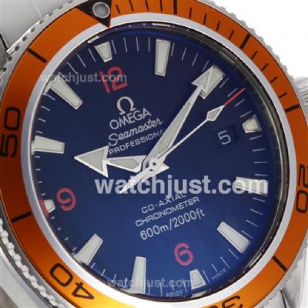 Omega Seamaster Planet Ocean Swiss ETA 2892 with Orange Markers and Bezel S/S