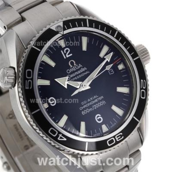 High Quality Omega Seamaster Planet Ocean Replica Watches With Black Dials For Sale