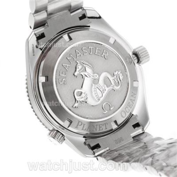 High Quality Omega Seamaster Planet Ocean Replica Watches With Black Dials For Sale