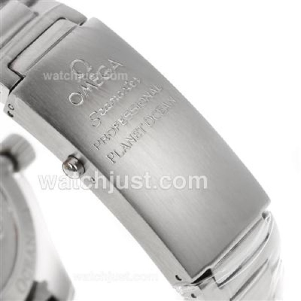 High Quality Omega Seamaster Planet Ocean Replica Watches With Black Dials For Sale