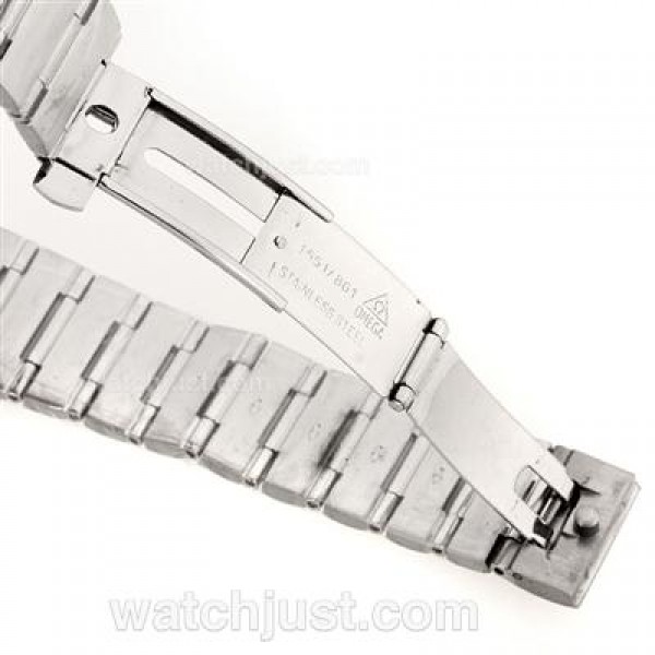 Omega Constellation Automatic Diamond Bezel and Markers with White Dial S/S-18K Plated Gold Movement