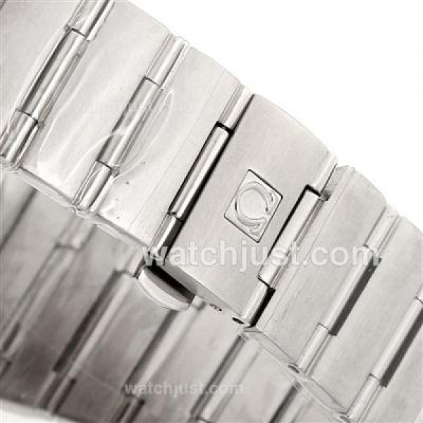 Omega Constellation Automatic Diamond Bezel and Markers with White Dial S/S-18K Plated Gold Movement