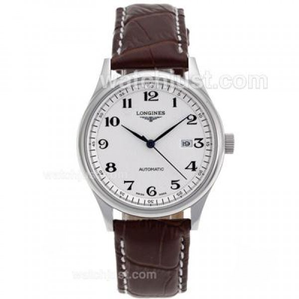 Longines Master Collection Automatic with White Dial-Sapphire Glass