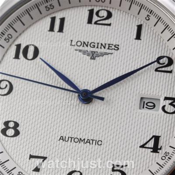 Longines Master Collection Automatic with White Dial-Sapphire Glass