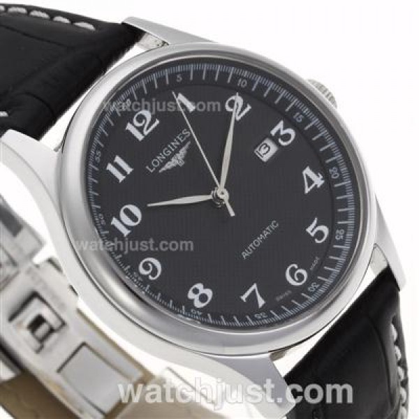 Longines Master Collection Automatic with Black Dial-Sapphire Glass