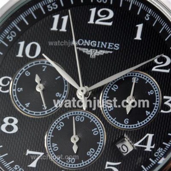Longines Master Collection Automatic with Black Dial-Sapphire Glass