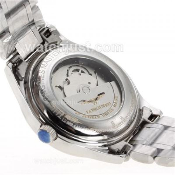 Longines Master Collection Automatic Roman Markers with Black Dial S/S-Sapphire Glass