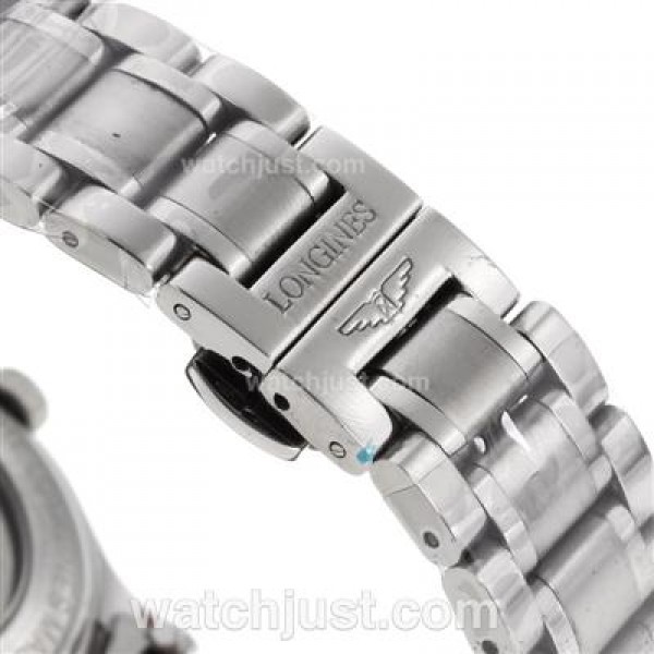 Longines Master Collection Automatic Number Markers with White Dial S/S-Sapphire Glass