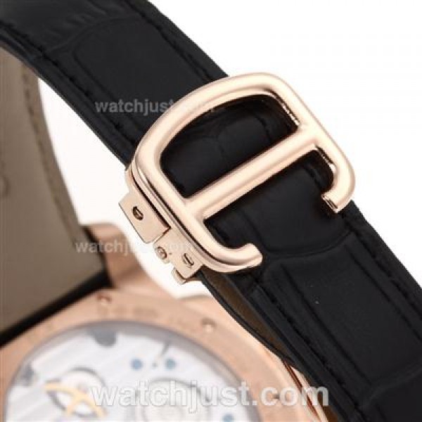 Best Quality Cartier Calibre de Cartier Fake Watches With White Dials For Sale