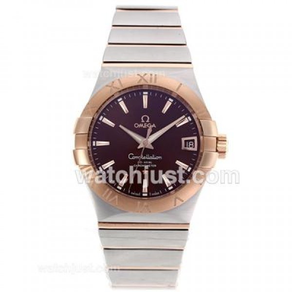AAA Quality Omega Constellation Fake Watches With Brown Dials For Sale