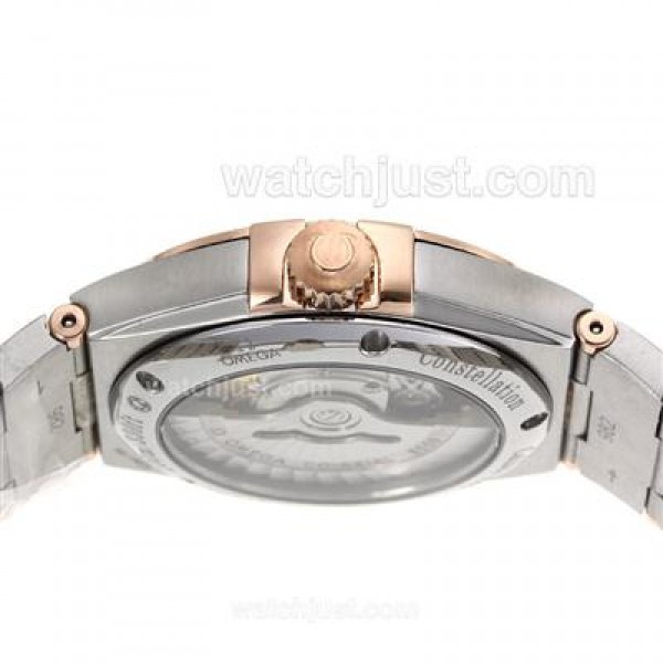 Best Quality Omega Constellation Replica Watches With Brown Dials For Men