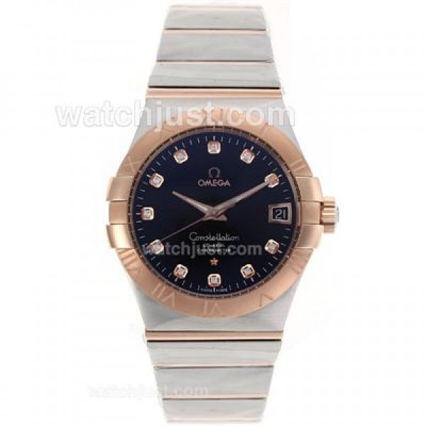 Best 1:1 Omega Constellation Replica Watches With Black Dials For Sale