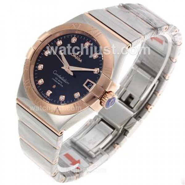 Best 1:1 Omega Constellation Replica Watches With Black Dials For Sale
