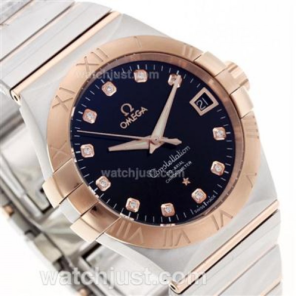 Best 1:1 Omega Constellation Replica Watches With Black Dials For Sale