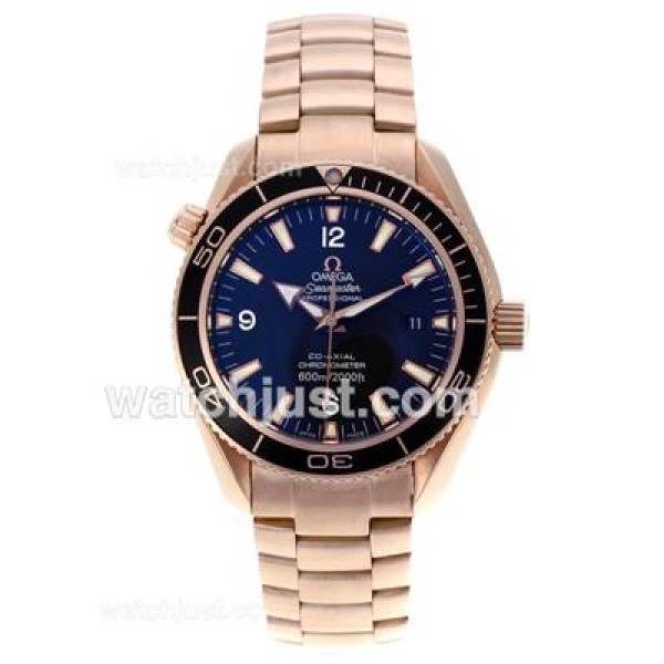 Best Quality Omega Seamaster Replica Watches With Black Dials For Men
