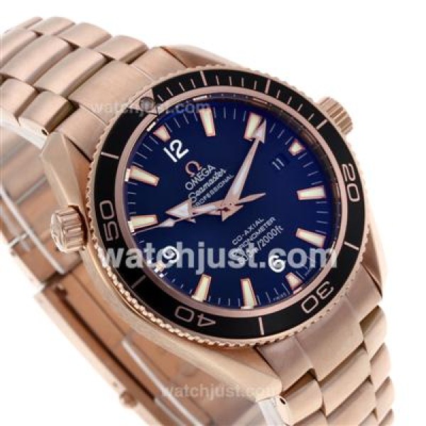 Best Quality Omega Seamaster Replica Watches With Black Dials For Men