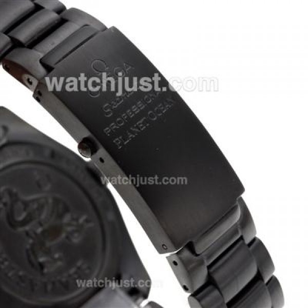Omega Seamaster Swiss ETA 2824 Movement Full PVD Orange Bezel with Black Dial