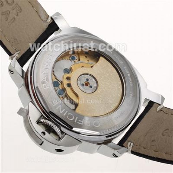 Panerai Luminor Marina Automatic with Black Dial-18K Plated Gold Movement