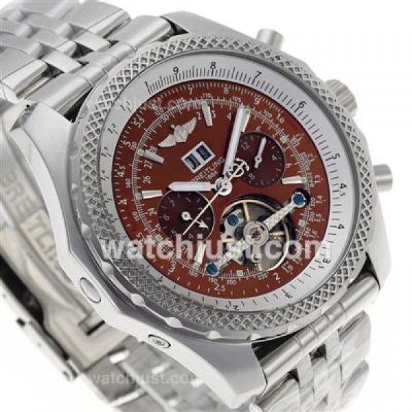 Breitling Bentley Tourbillon Automatic with Brown Dial S/S