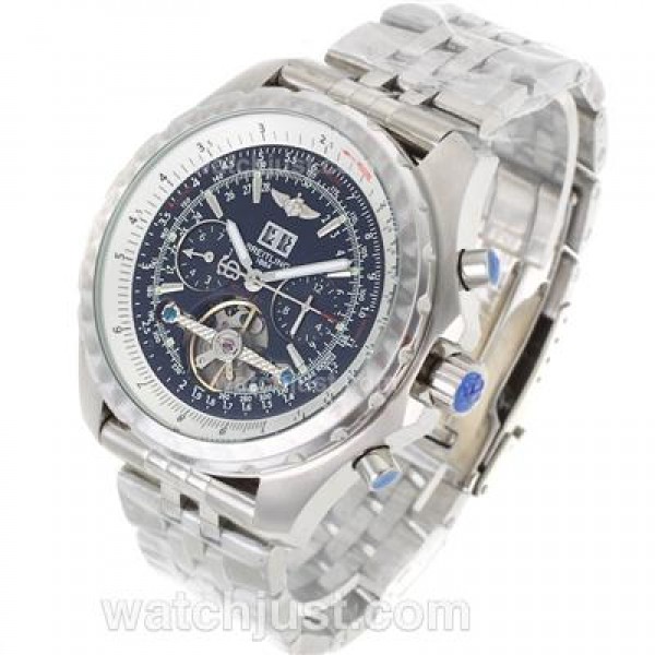 Breitling Bentley T Tourbillon Automatic with Black Dial S/S