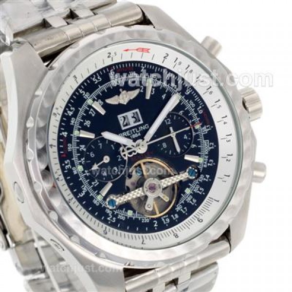 Breitling Bentley T Tourbillon Automatic with Black Dial S/S