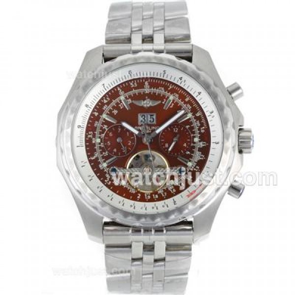 Breitling Bentley T Tourbillon Automatic with Brown Dial S/S