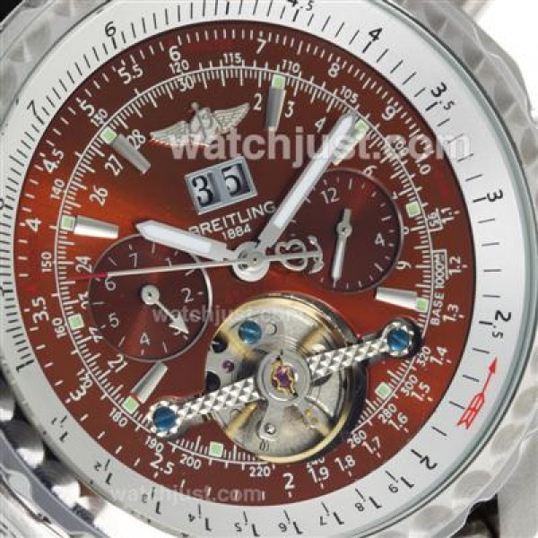 Breitling Bentley T Tourbillon Automatic with Brown Dial S/S