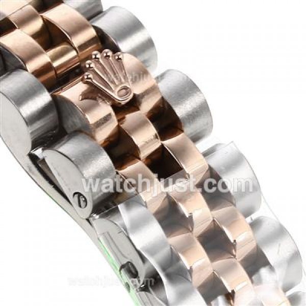 Best Quality Rolex Datejust Replica Watches With Rose Gold Computer Dials For Sale