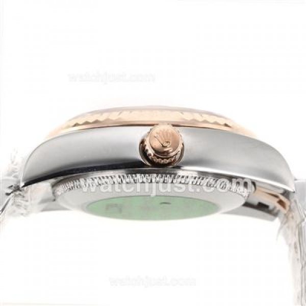 Best Quality Rolex Datejust Replica Watches With Rose Gold Computer Dials For Sale