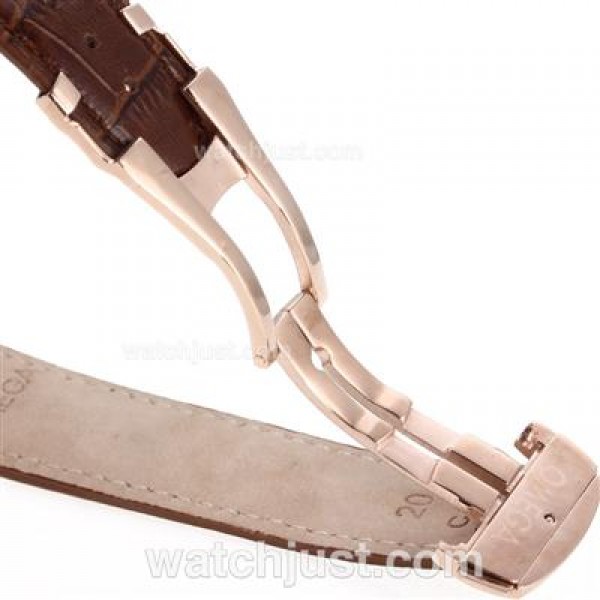 AAA Quality Omega Constellation Fake Watches With Brown Dials For Men