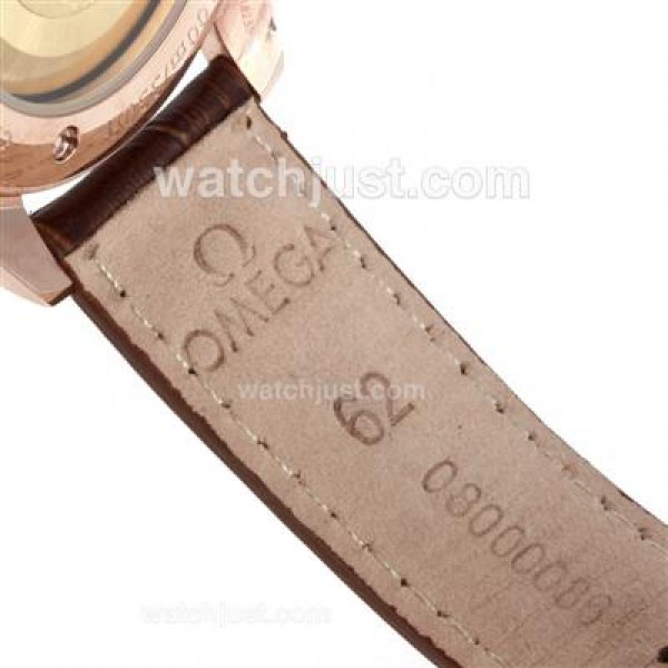 AAA Quality Omega Constellation Fake Watches With Brown Dials For Men