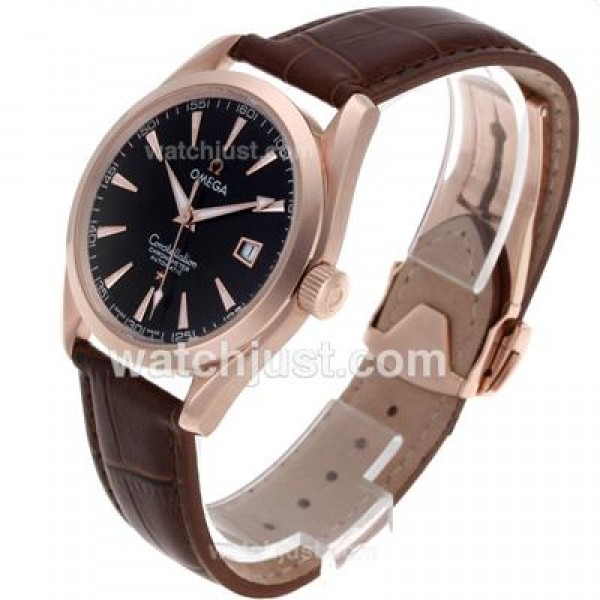 Best Quality Omega Constellation Replica Watches With Black Dials For Men