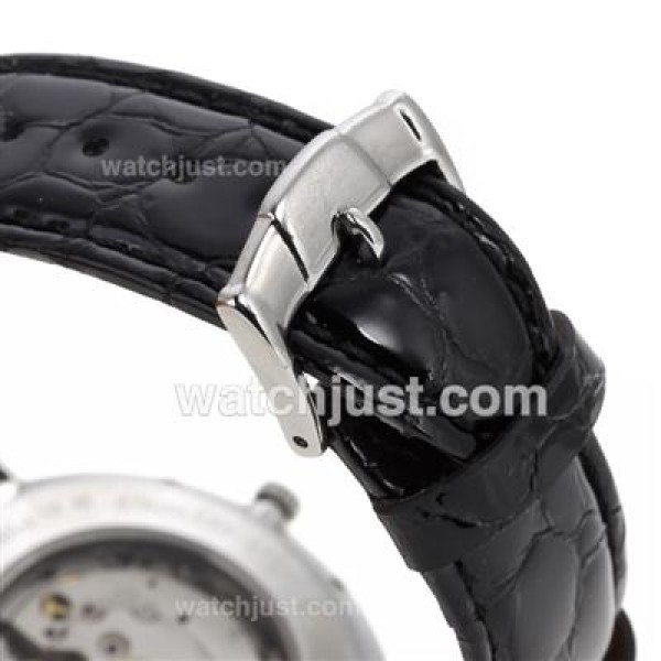 Piaget Altiplano Automatic with White Dial-Leather Strap