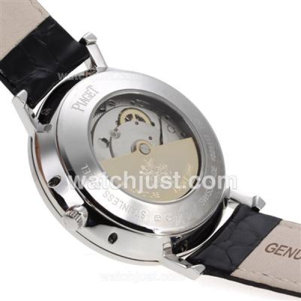 Piaget Altiplano Automatic with White Dial-Leather Strap
