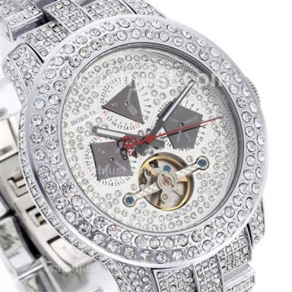 Jacob & Co Rainbow Tourbillon Automatic Full Diamond Case and White Diamond Dial