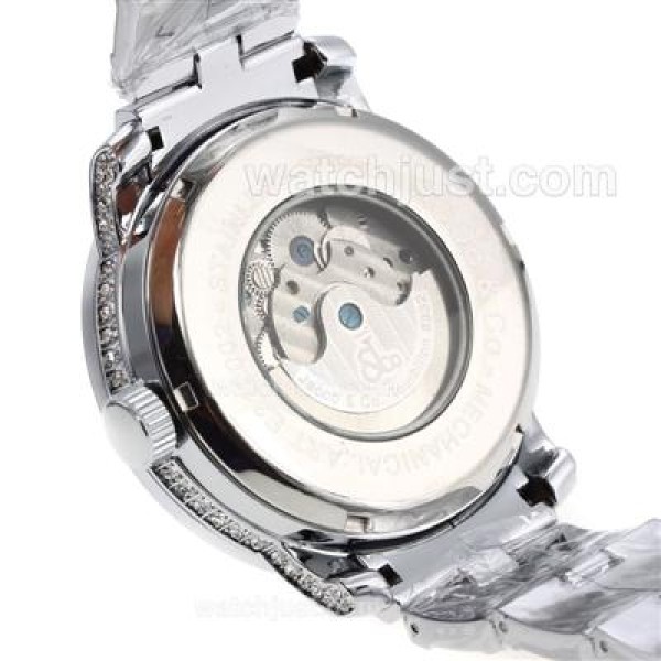 Jacob & Co Rainbow Tourbillon Automatic Diamond Bezel with Black Dial