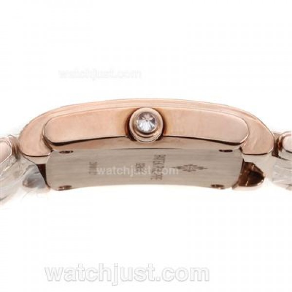 Patek Philippe Twenty-4 Swiss ETA Movement Full Rose Gold with Diamond Bezel and Dial-Lady Size