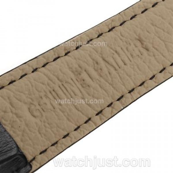Jaeger-Lecoultre Master Control Tourbillon Automatic with White Dial-Leather Strap