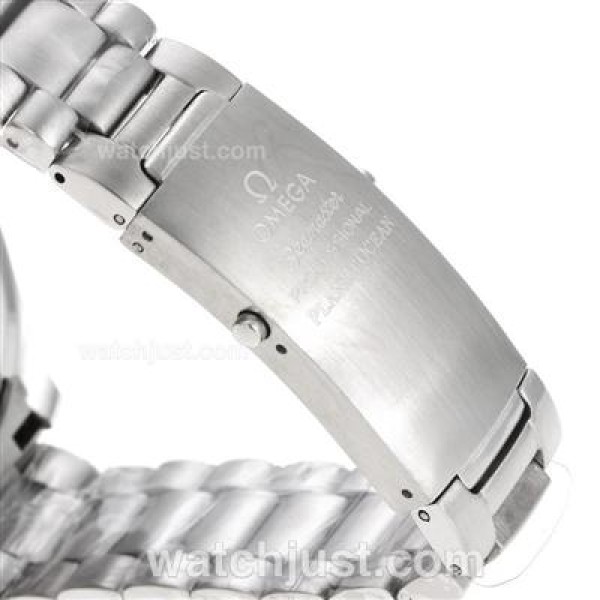 Omega Seamaster Co-Axial Stick Markers with White Dial S/S