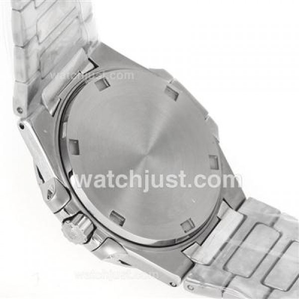 Patek Philippe Nautilus Swiss ETA Movement Diamond Brezl Stick Markers with Gray Dial S/S-Sapphire Glass