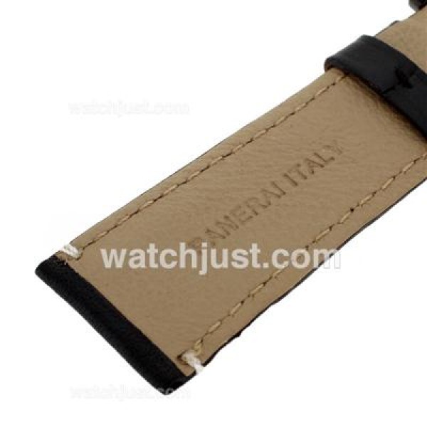 Panerai Leather Strap with PVD Buckle