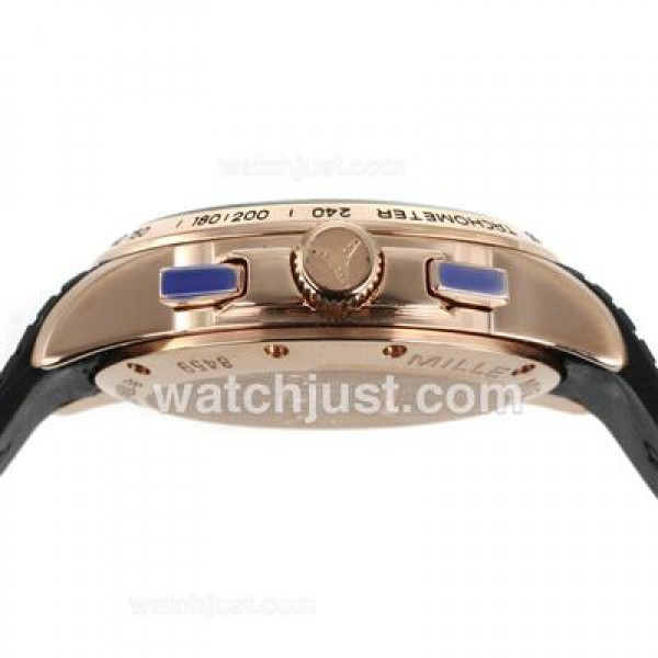 Chopard Gran Turismo XL Miglia Working Chronograph Rose Gold Case with White Dial-Lady Size