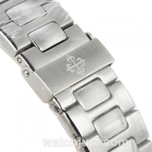 Patek Philippe Nautilus Jumbo MBW Swiss ETA 2824 Movement Diamond Bezel with Blue Dial-S/S