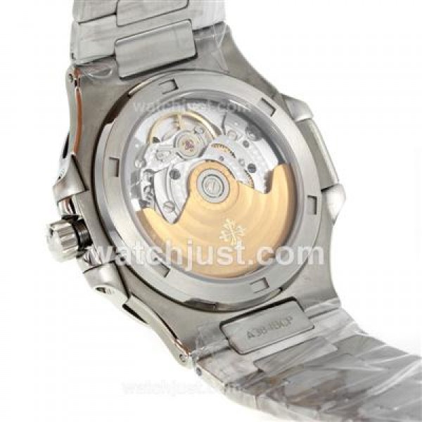 Patek Philippe Nautilus Jumbo MBW Swiss ETA 2824 Movement Diamond Bezel with Blue Dial-S/S