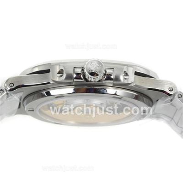 Patek Philippe Nautilus Jumbo MBW Swiss ETA 2824 Movement Diamond Bezel with Gray Dial-S/S