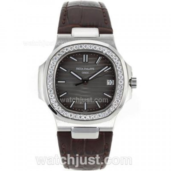 UK Perfect Replica Patek Philippe Nautilus Watches With Brown Dials For Sale