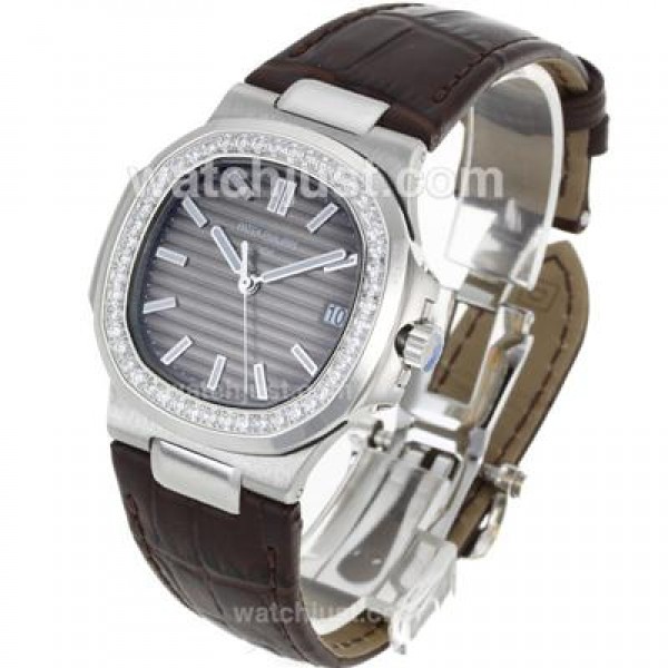 UK Perfect Replica Patek Philippe Nautilus Watches With Brown Dials For Sale