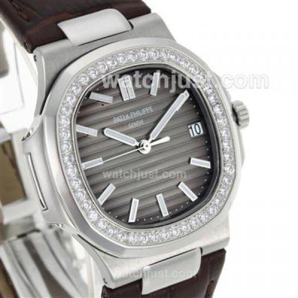 UK Perfect Replica Patek Philippe Nautilus Watches With Brown Dials For Sale